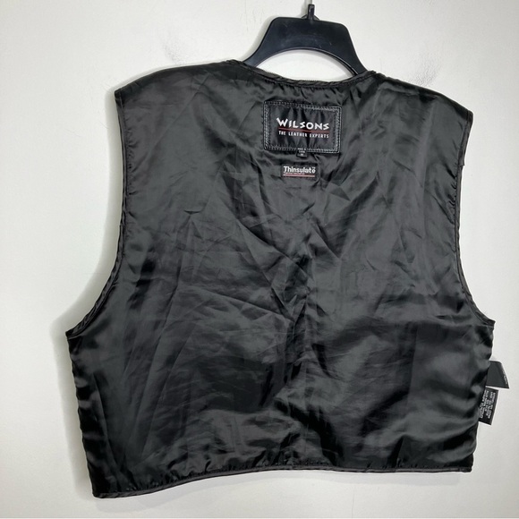 Wilsons zip in insulated vest black size medium - Picture 5 of 6